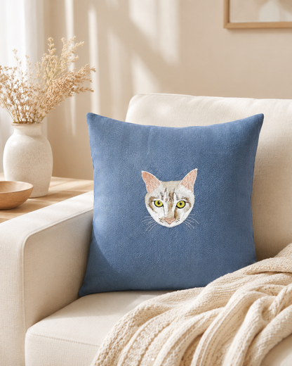 客製化寵物刺繡抱枕