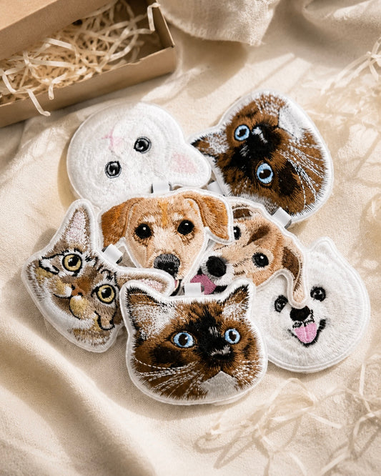 客製化寵物刺繡鑰匙圈