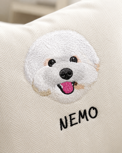 客製化寵物刺繡抱枕