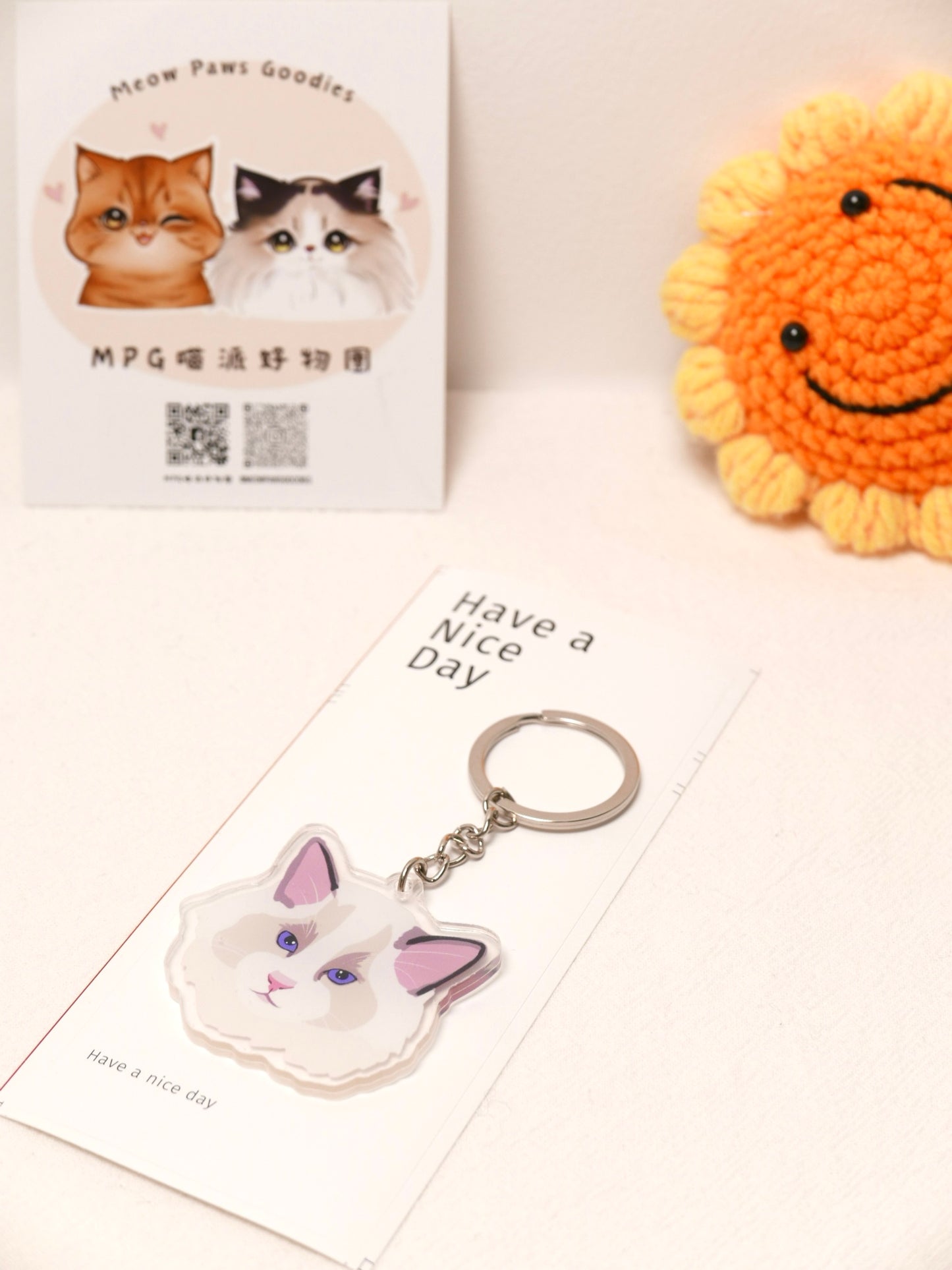 毛孩客製鑰匙圈（手繪）