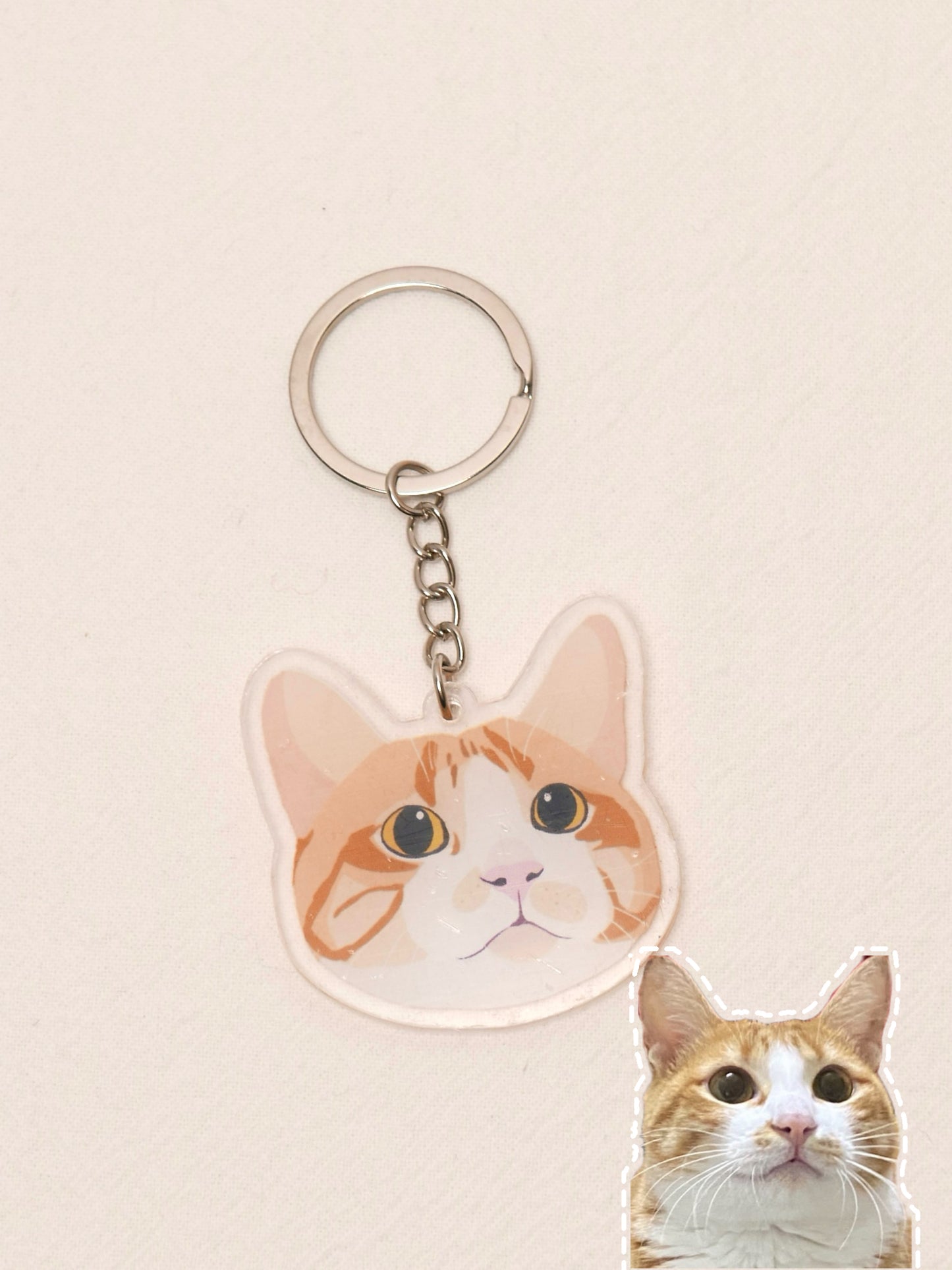 毛孩客製鑰匙圈（手繪）