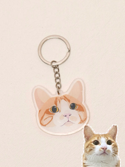 毛孩客製鑰匙圈（手繪）