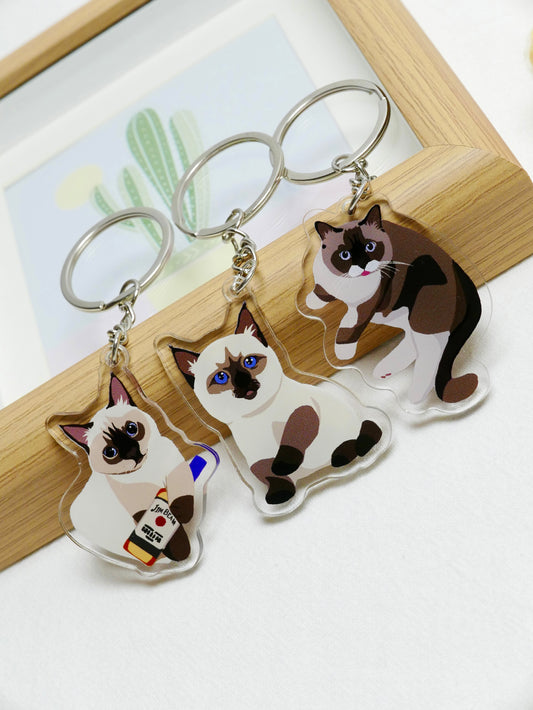 毛孩客製鑰匙圈（手繪）