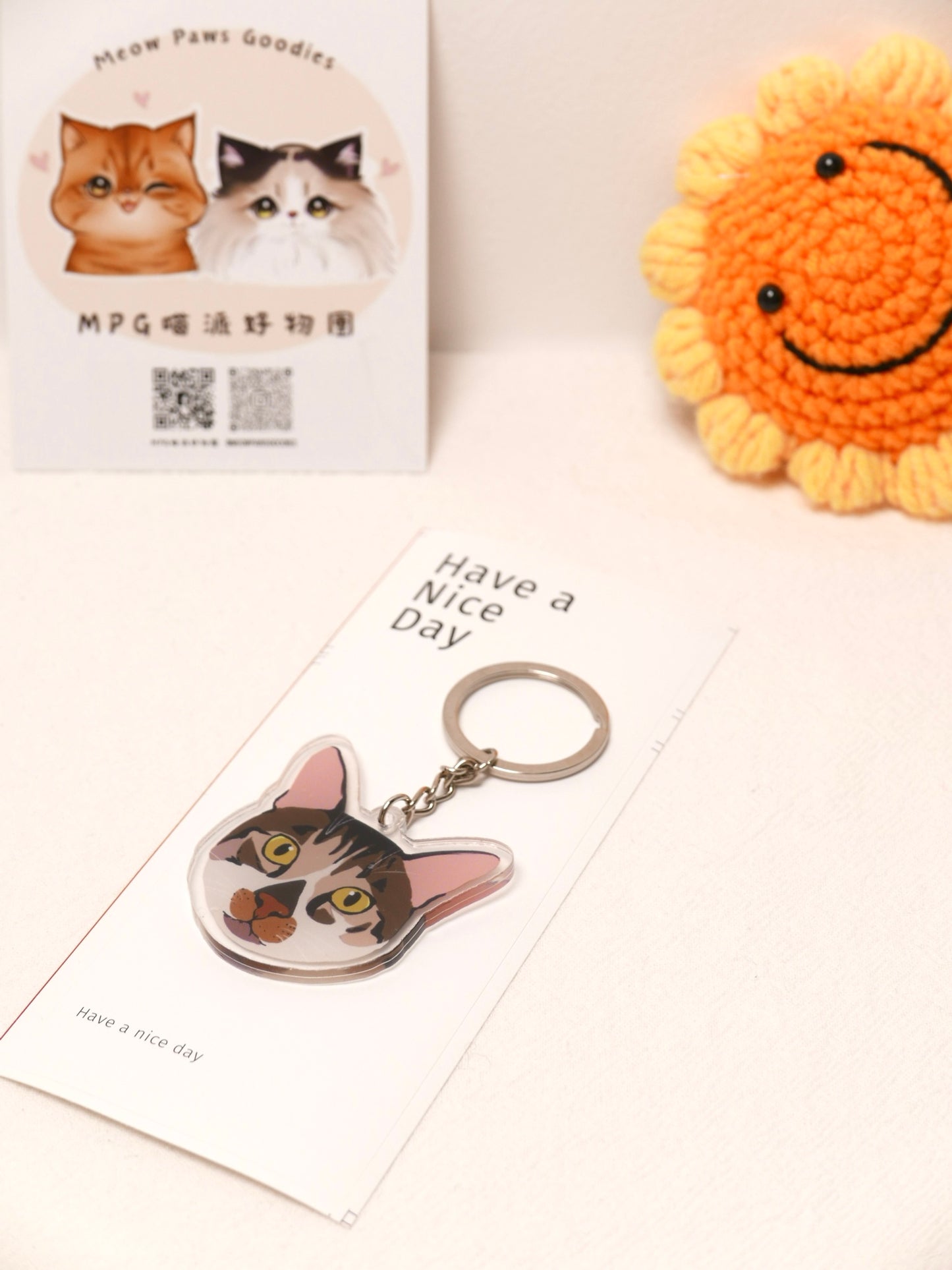 毛孩客製鑰匙圈（手繪）