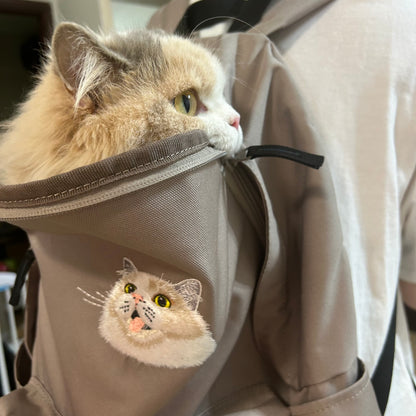 客製化寵物刺繡後背包