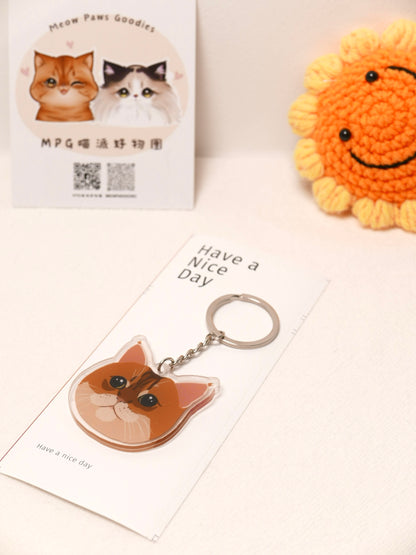 毛孩客製鑰匙圈（手繪）