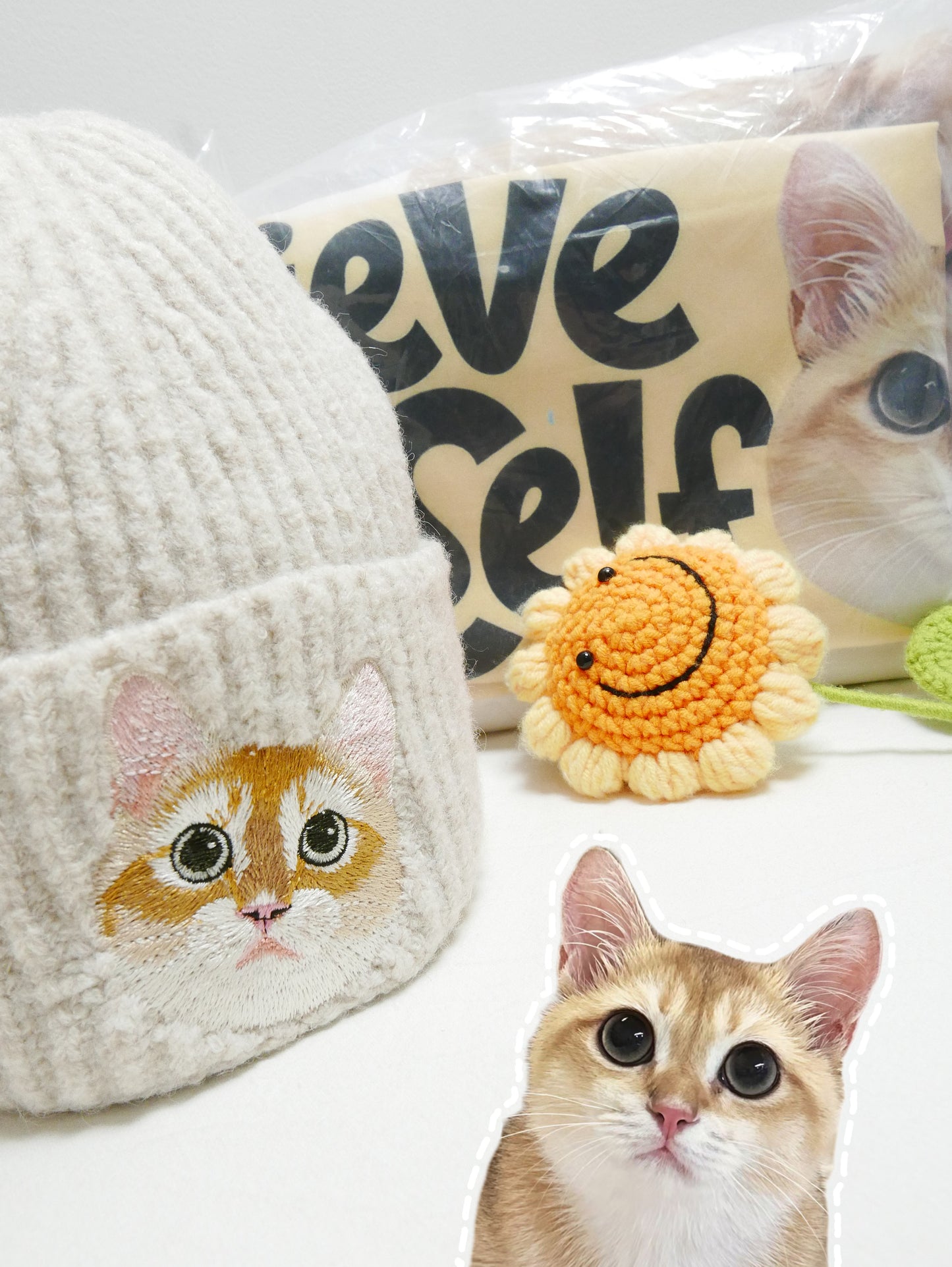 客製化毛孩刺繡毛帽