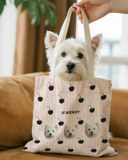 客製印刷帆布包｜可印狗狗貓咪照片