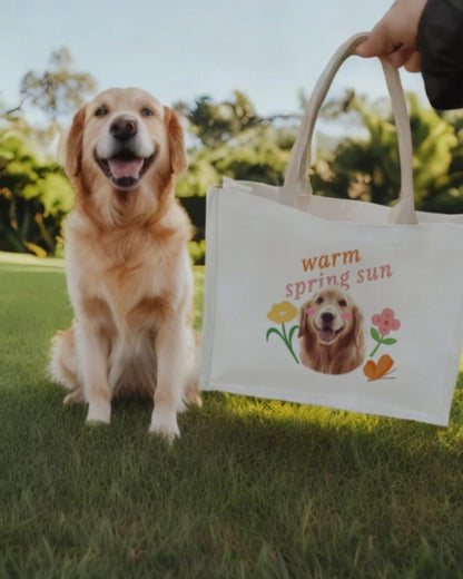 客製印刷帆布包｜可印狗狗貓咪照片