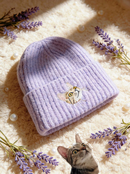 客製化毛孩刺繡毛帽