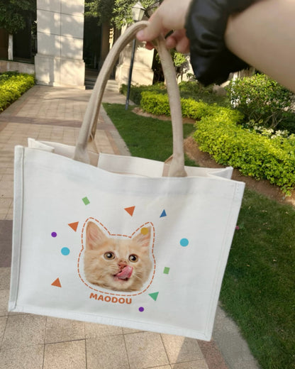 客製印刷帆布包｜可印狗狗貓咪照片