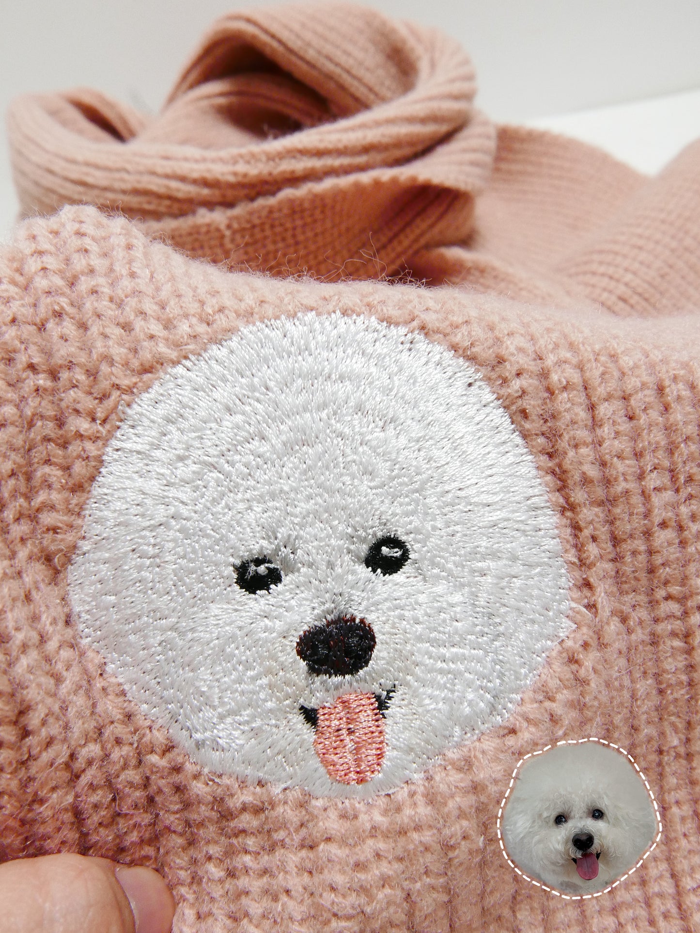 客製化寵物刺繡圍巾