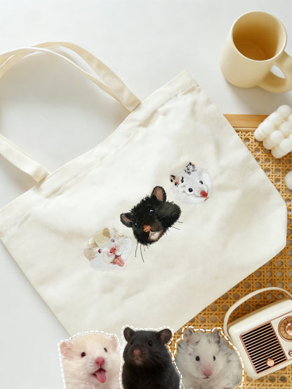 客製化寵物刺繡帆布包