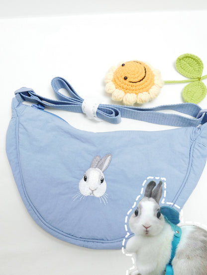 客製化寵物刺繡餃子包