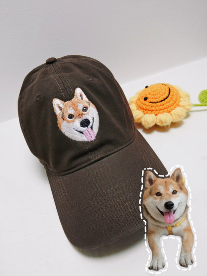 客製化寵物刺繡棒球帽