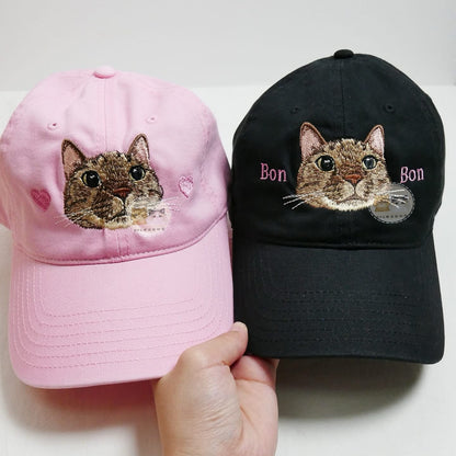 客製化寵物刺繡棒球帽