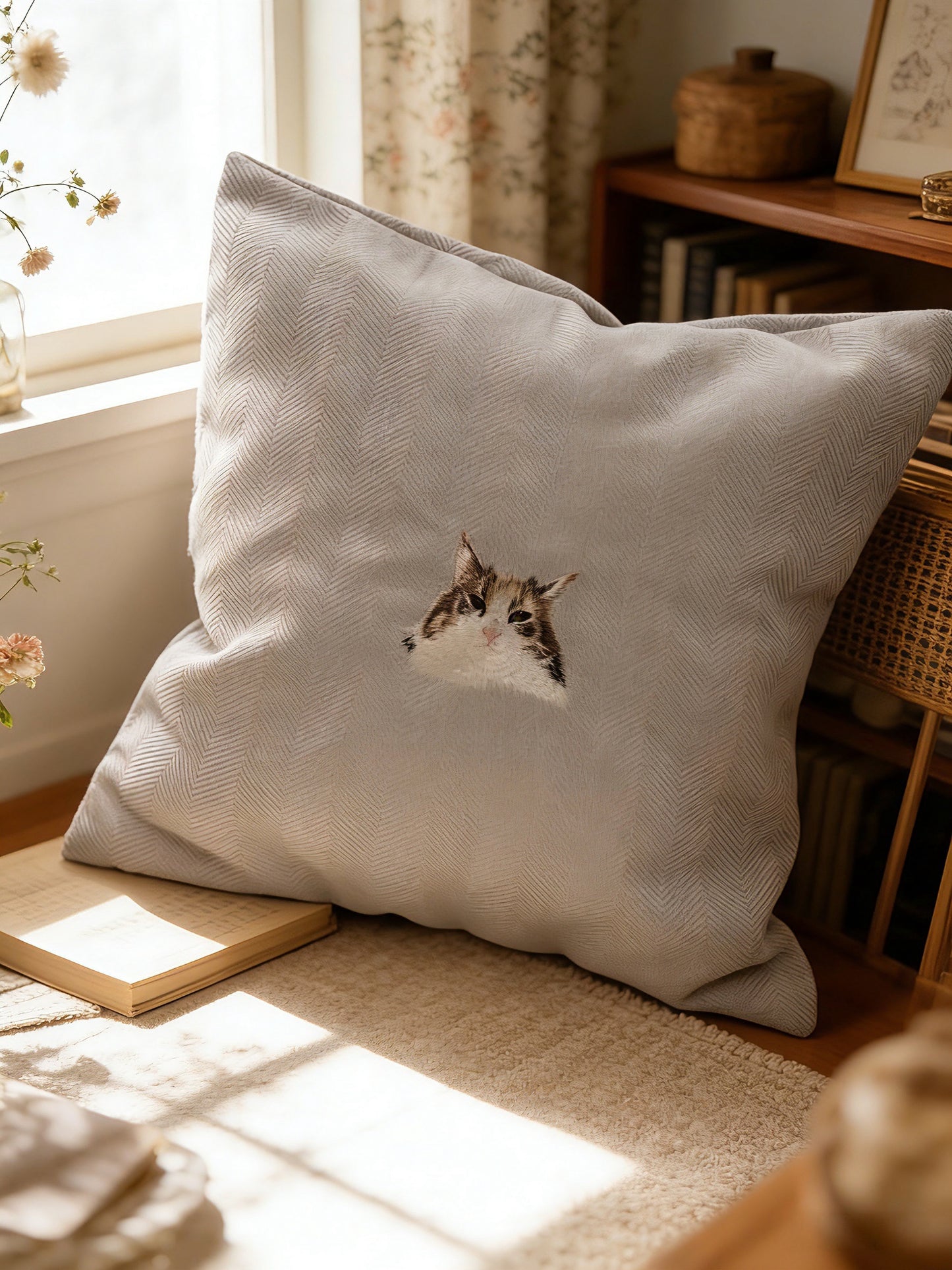 客製化寵物刺繡抱枕
