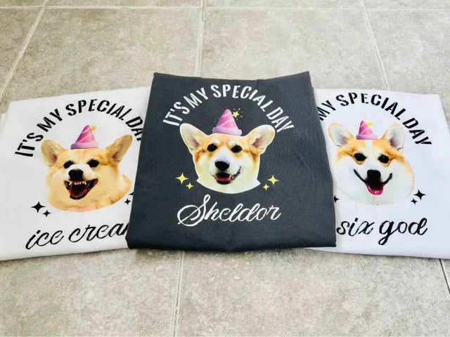 客製化訂製寵物圖案熱轉印T恤