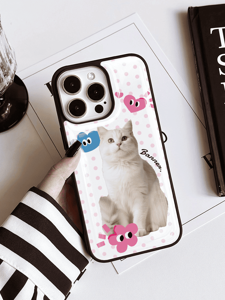 來圖客製化毛孩圖案蘋果手機殼