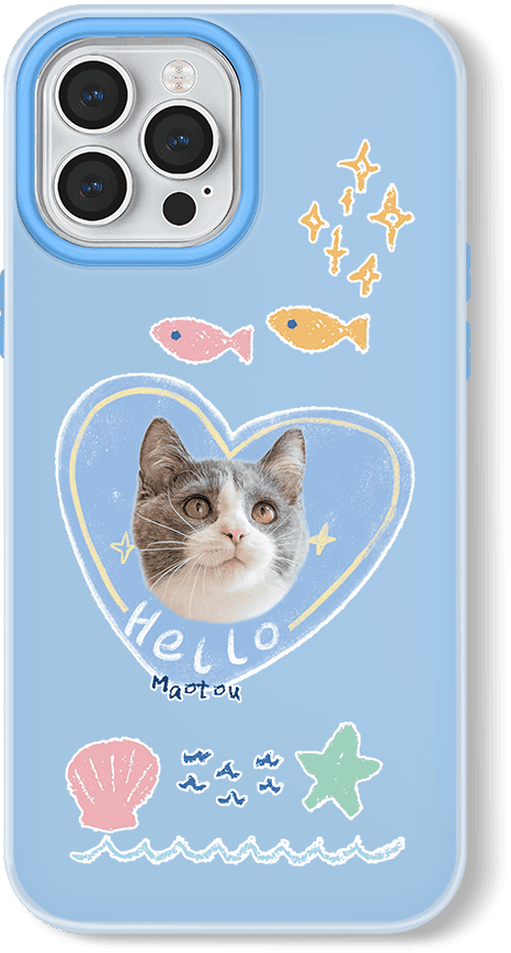 來圖客製化毛孩圖案蘋果手機殼