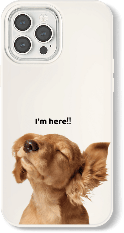 來圖客製化毛孩圖案蘋果手機殼